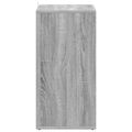 vidaXL Botník sivý dub sonoma 60x35x70 cm spracované drevo