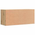 vidaXL Lavica na topánky dub artisan 100x35x45 cm kompozitné drevo