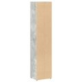 vidaXL Skrinky na CD 2 ks, betónovo sivé 21x16x93,5cm kompozitné drevo