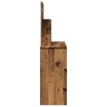 vidaXL toaletný stolík so zrkadlom Old Wood 86,5x35x136 cm