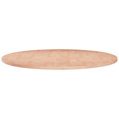 vidaXL Okrúhla stolová doska Ø60x1,5 cm neošetrený dubový masív