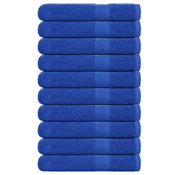 vidaXL Uteráky FROGN 10 ks modré 100x200 cm 360 g/m²