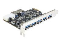 PCI Express x1 karta na 5 x external+2
