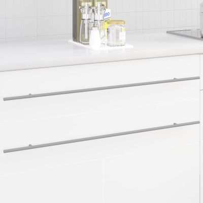 vidaXL Rukoväť skrine 12 pcs Strieborná 900 mm Nerezová oceľ