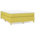 vidaXL Boxspring posteľ s matracom zelená 140x200 cm látka