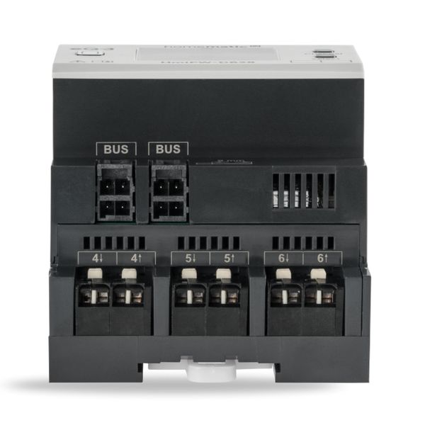 Homematic IP Drátový spínací akční člen s LCD - až 80A, na DIN lištu, 8 kanálů - HmIPW-DRS8