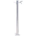 vidaXL Záhradný vodný stĺpik 40 cm nehrdzavejúca oceľ okrúhly