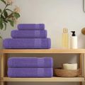 vidaXL Utierky na ruky FROGN 10 ks fialové 50x100 cm 360 g/m²