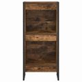 vidaXL Knižnica 40 x 30 x 86,5 cm Kompozitné drevo Dymová dub