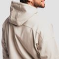 Mikina Aura Hoodie Grey - GymBeam, veľkosť M, 95 % cotton, 5 % elastane