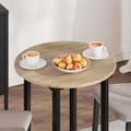 vidaXL Vrchná doska Ø 60 x 1,5 cm Okrúhly Kompozitné drevo Dub sonoma