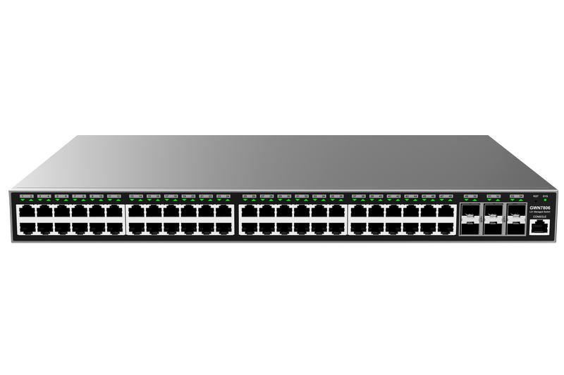 Grandstream GWN7806 Layer 2+ Manažovaný sieťový prepínač, 48 portov / 6 SFP+