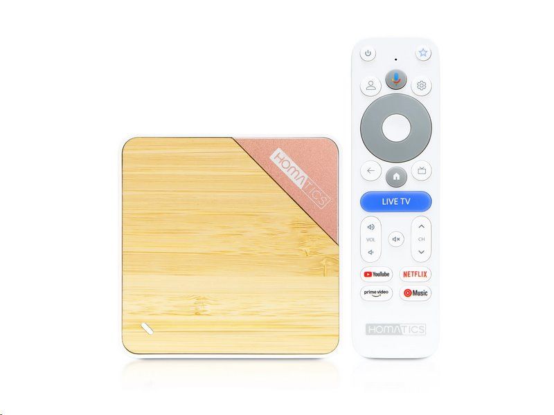Homatics Box 4K V2 AI-SR Google TV - UHD multimediální přehrávač