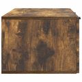 vidaXL Nástenná TV skrinka Dymový dub 98 x 41 x 30 cm Kompozitné drevo