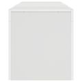 vidaXL TV skrinka s LED svetlami, biela 140x36,5x40 cm