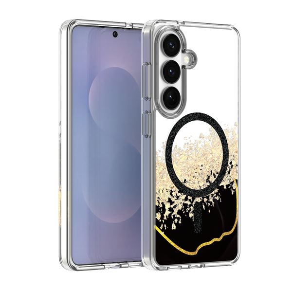 Puzdro Epoxy Mag pre Samsung Galaxy S24 / S25 čierne