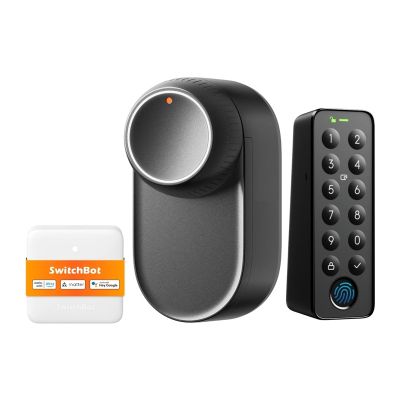 Inteligentný zámok SwitchBot Ultra 3 v 1 s ovládacím panelom Hub Mini Matter a klávesnicou Keypad