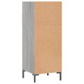 vidaXL Komoda sivý dub sonoma 34,5x32,5x90 cm kompozitné drevo