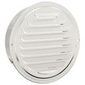 vidaXL Kryty vzduchových ventilátorov 4 ks Strieborná 150 mm
