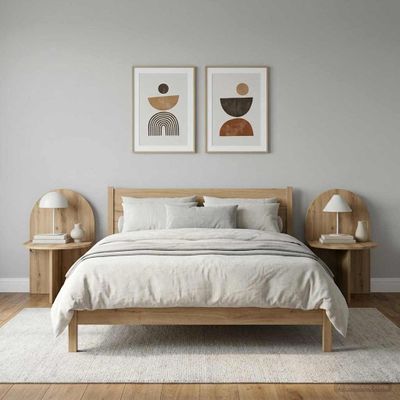 vidaXL Nočný stolík 2 pcs Dub artisan 48 x 49 x 65 cm