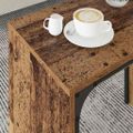 vidaXL Konferenčný stolík 3 ks Staré drevo 60 x 35 x 56 cm