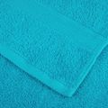 vidaXL Prémiové umývacie utierky SOLUND 4 ks tyrkysové 30x30 cm 600 g/m²