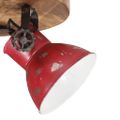 vidaXL Závesná lampa 25 W šmuhovaná červená 50x50x25 cm E27