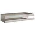 vidaXL Sprchová polica 30x10x6 cm, brúsená, nehrdzavejúca oceľ 304