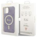 Guess case for iPhone 14 6,1" GUHMP14SH4STU purple hardcase Magsafe IML 4G