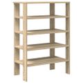 vidaXL Regál na topánky dub sonoma 61x32x87,5 cm spracované drevo