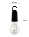 TR-348M LED žiarovka s USB nabíjaním 3W 3000K Trixline