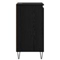 vidaXL Servírovacia skriňa Čierny dub 40 x 35 x 70 cm Kompozitné drevo