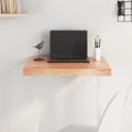vidaXL Stolová doska bledohnedá 60x40x(2-6) cm ošetrený masívny dub