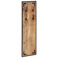vidaXL Vešiak na kabáty 35x8x110 cm surový mangovníkový masív