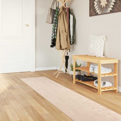 vidaXL Behúň MARSA Krémová 50 x 250 cm Polyester a PVC