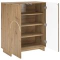 vidaXL Skrinka na topánky 73 x 38 x 87,5 cm Kompozitné drevo