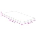 vidaXL Stolová doska 50x100x2,5 cm bambus
