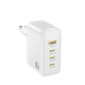 XO wall charger CE39 PD 67W 3x USB-C 1x USB white