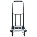 vidaXL Skladací prepravný vozík strieborný hliníkový 150 kg