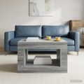 vidaXL Sivá Sonoma