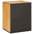 vidaXL Zavesený kabinet do kúpeľne s poličkou Hnedá 38 x 33 x 48 cm
