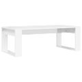 vidaXL Konferenčný stolík lesklý biely 102x50x35 cm kompozitné drevo