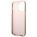 Puzdro Guess pre iPhone 15 Pro 6,1" GUHCP15L4GMGPI ružová HC PU koža 4G Metal Logo