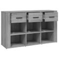 vidaXL Komoda sivá sonoma 100x30x59,5 cm spracované drevo