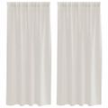 vidaXL Voile záclona 2 ks Krémová 175 x 140 cm Polyester