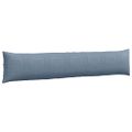 vidaXL Vankúše na pohovku 2 pcs Modrá 200 x 40 cm Kordúrová tkanina