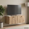 vidaXL Nástenná TV skrinka 78,5 x 41 x 30 cm Dub artisan