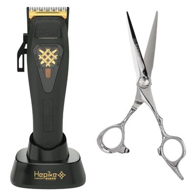 Profesionálny strihací strojček HEPIKE Clipper + nožnice KIEPE Monster Cut ZDARMA
