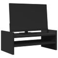 vidaXL Stojan na monitor čierny 50x27x20 cm kompozitné drevo