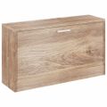 vidaXL Lavica na topánky, dubová 80x24x45 cm